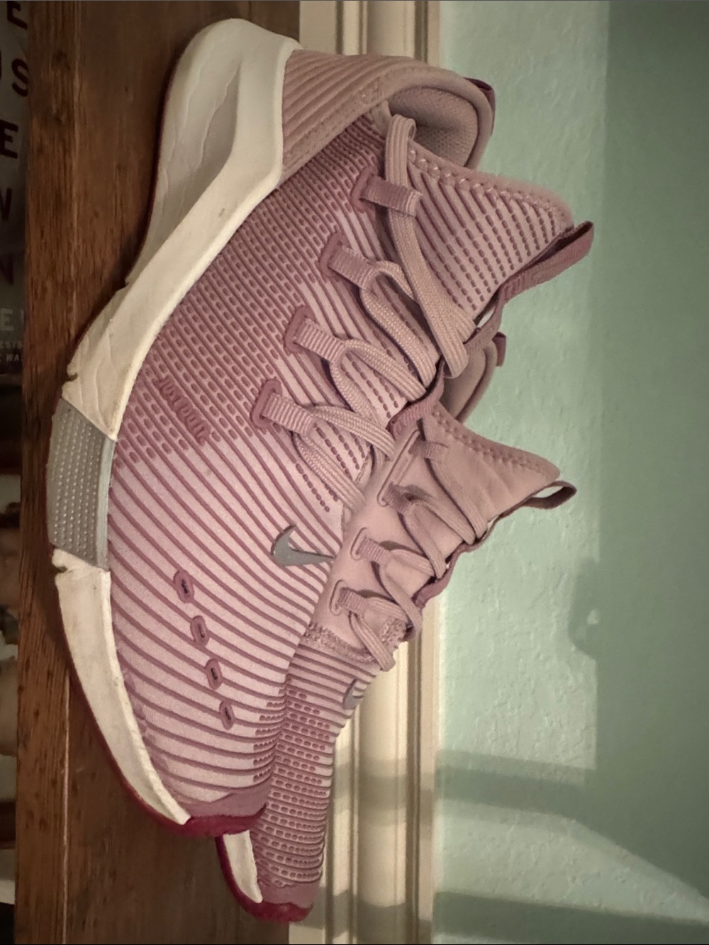 Nike Women's Dusty Violet Knit Athletic Sneakers